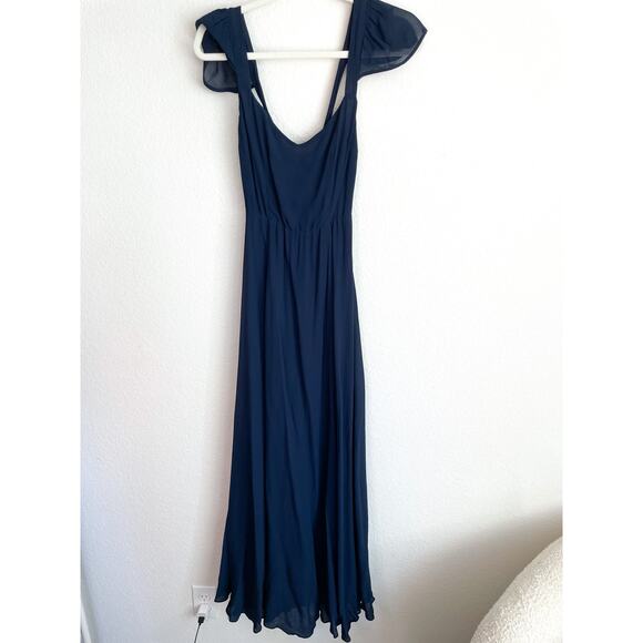 Reformation Navy Blue Maxi Dress Gown - Picture 5 of 14